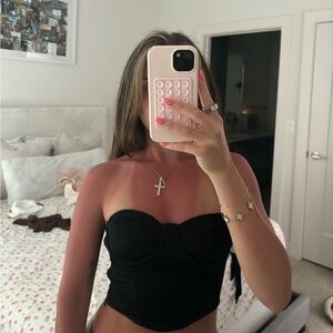 Zara corset tube top